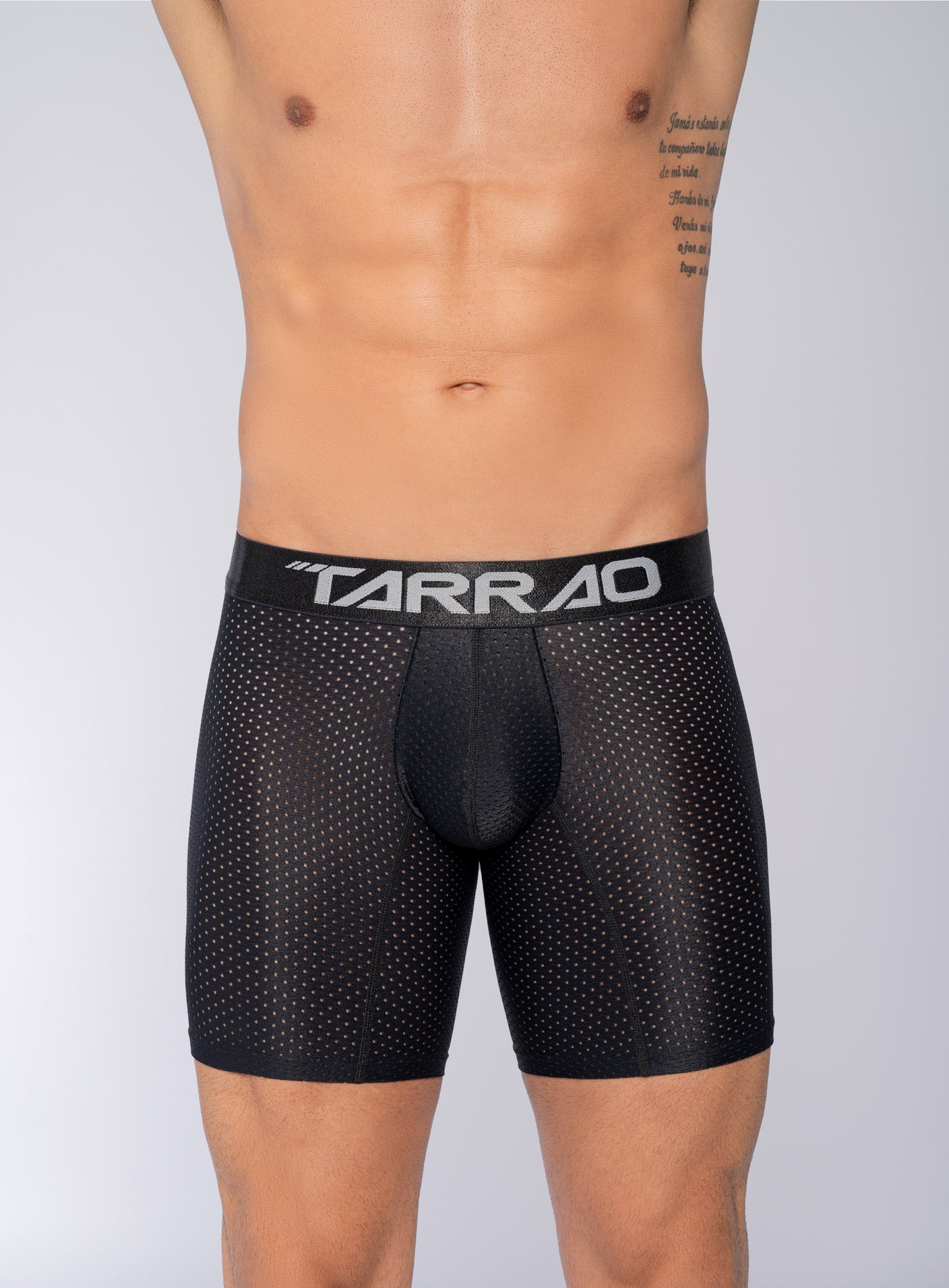 BOXER MICROFIBRA MALLA YAEL LARGO REF 62201 Tarrao Underwear CO