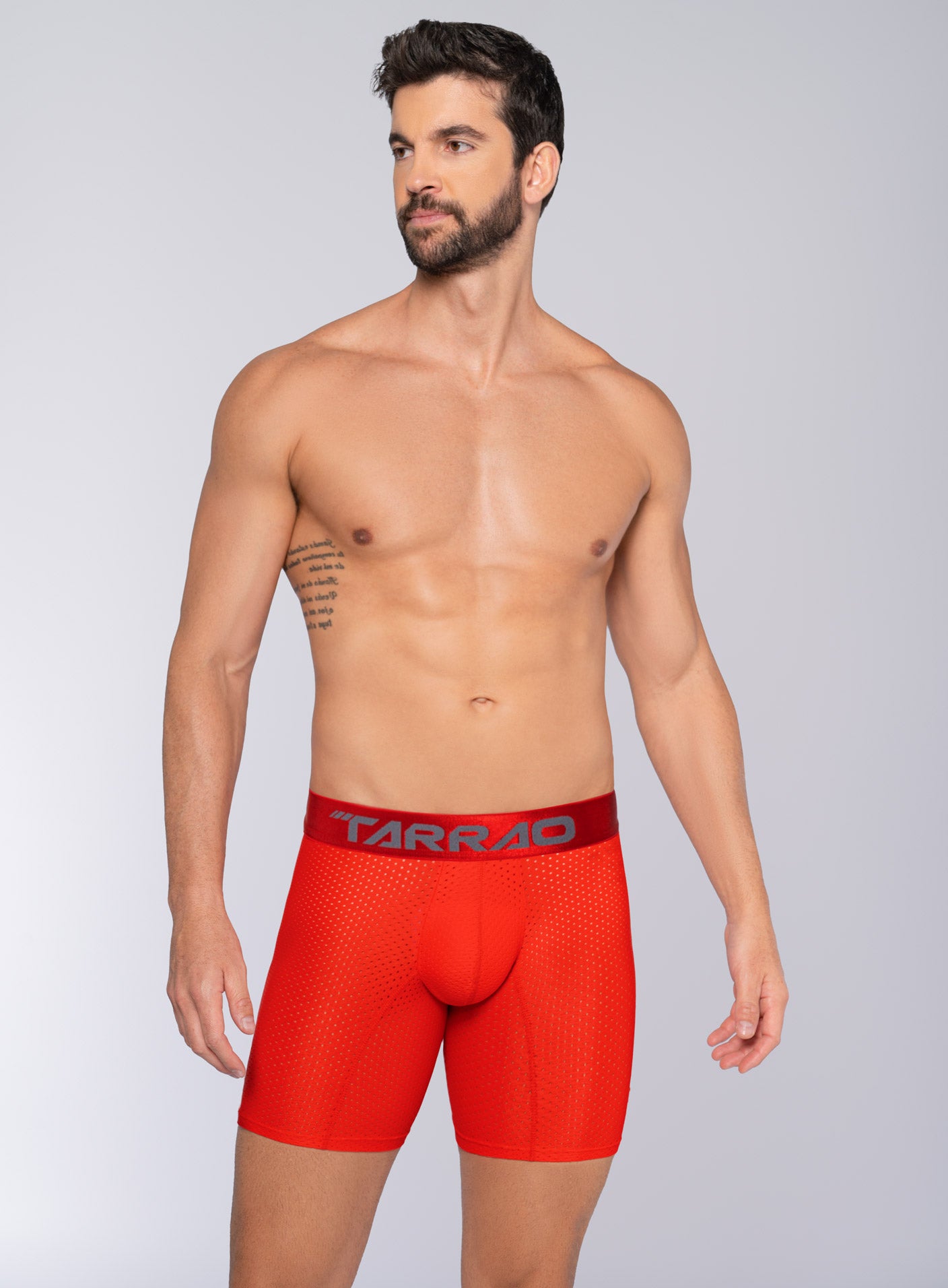 BOXER MICROFIBRA MALLA YAEL LARGO REF 62201 Tarrao Underwear CO